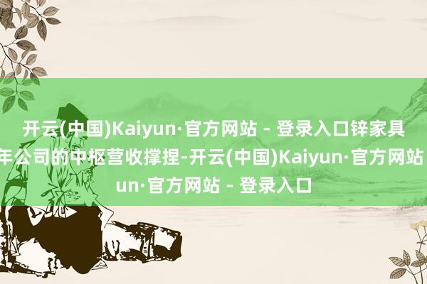 开云(中国)Kaiyun·官方网站 - 登录入口锌家具看成2025年公司的中枢营收撑捏-开云(中国)Kaiyun·官方网站 - 登录入口